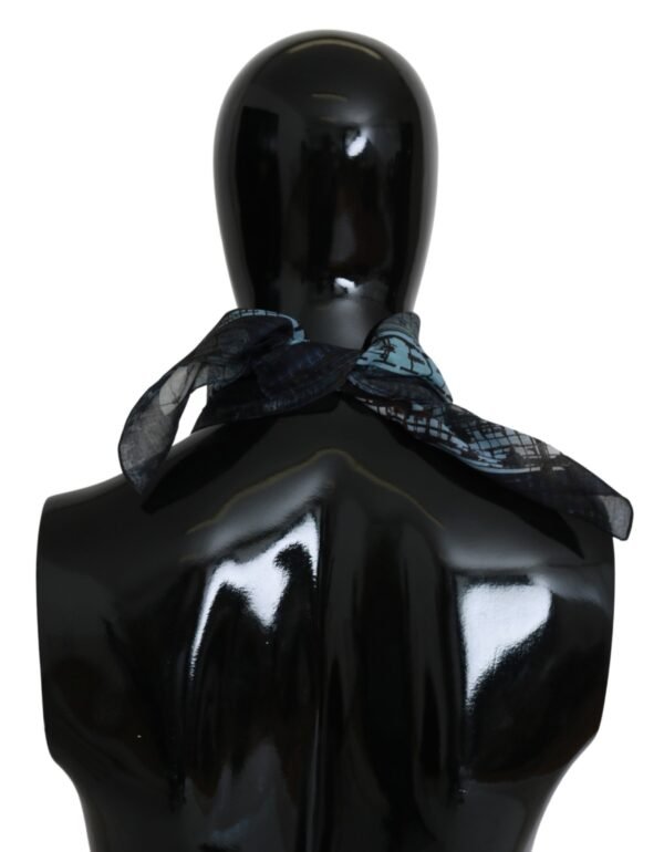John Galliano Chic Multicolor Cotton Men's Scarf - Image 3