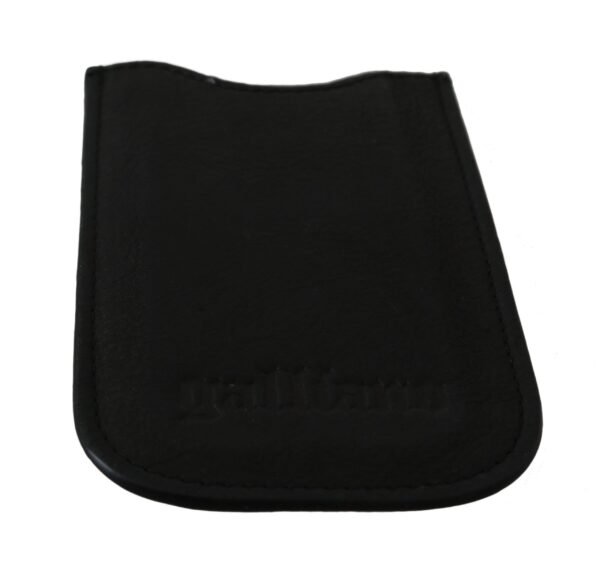 John Galliano Elegant Black Genuine Leather Men's Wallet - Image 3