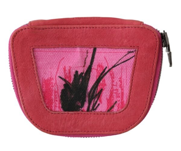 PINKO Elegant Pink Fabric Coin Women Wallet - Image 2