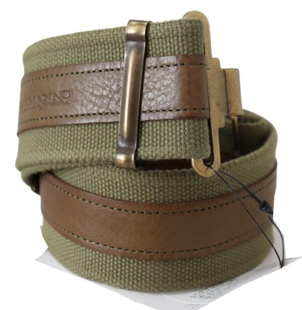 Ermanno Scervino Chic Army Green Rustic Belt - Image 2