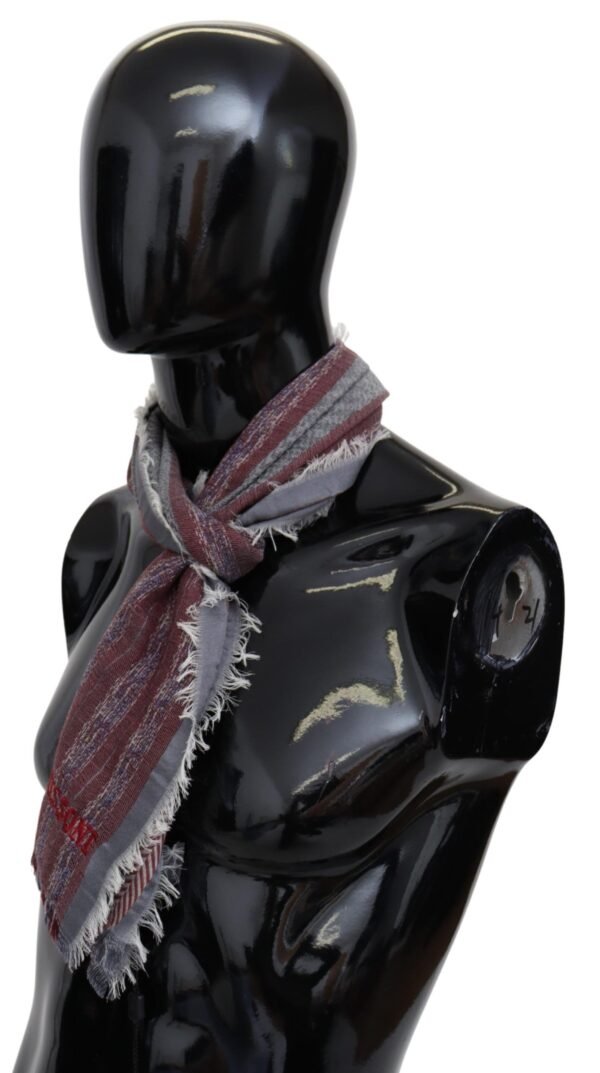 Missoni Chic Multicolor Wool Blend Designer Scarf - Image 2