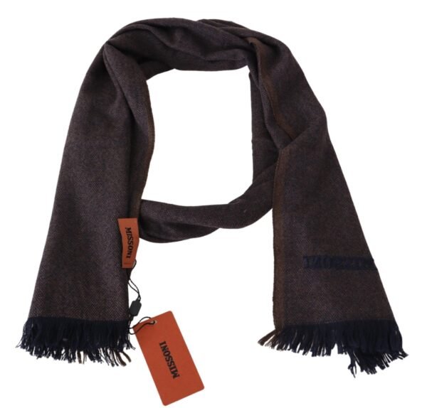 Missoni Elegant Cashmere Unisex Fringed Scarf - Image 3