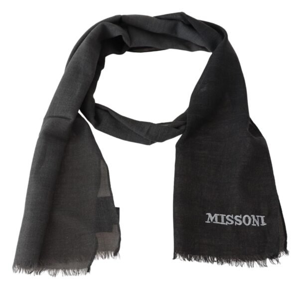 Missoni Sumptuous Wool Scarf with Fringes - Image 3