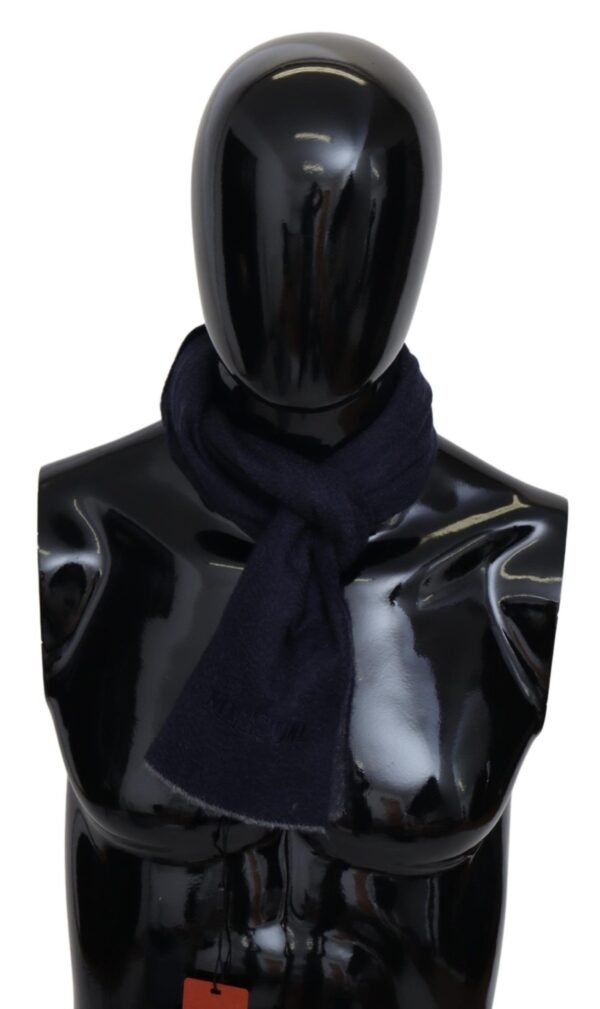 Missoni Chic Striped Wool Scarf with Logo Embroidery - Image 5