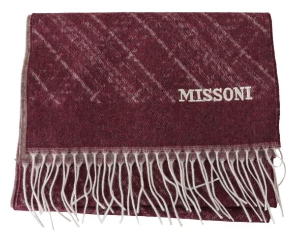 Missoni Elegant Cashmere Fringed Scarf - Image 4