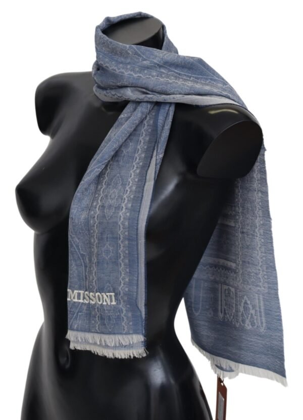 Missoni Elegant Cashmere Patterned Scarf - Image 2