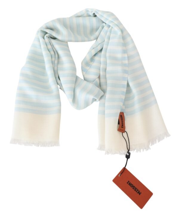 Missoni Elegant Cashmere Scarf with Linear Design - Image 2