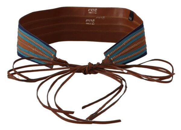 Exte Elegant Multicolor Leather Waist Belt - Image 3