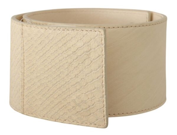 GF Ferre Elegant Off-White Fashion Belt - Image 3