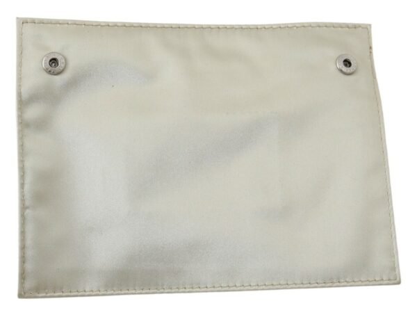 WAYFARER Elegant White Fabric Coin Wallet - Image 3