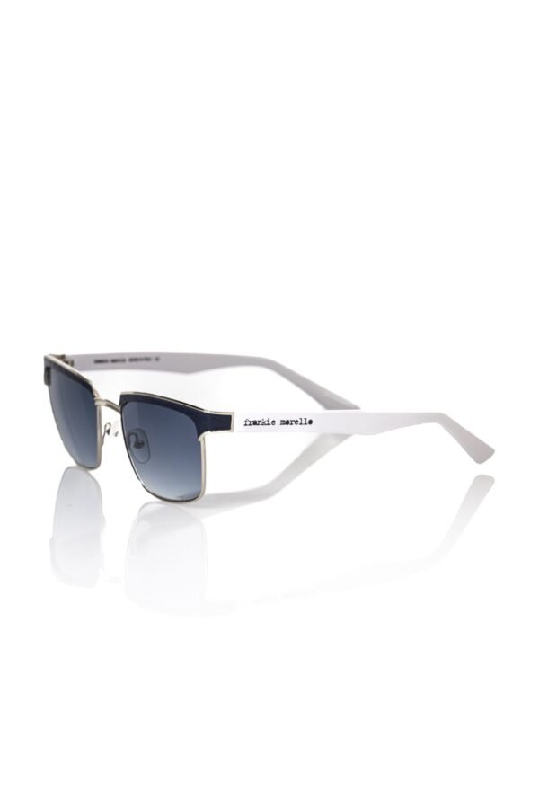 Frankie Morello Black Metallic Men Sunglass - Image 2