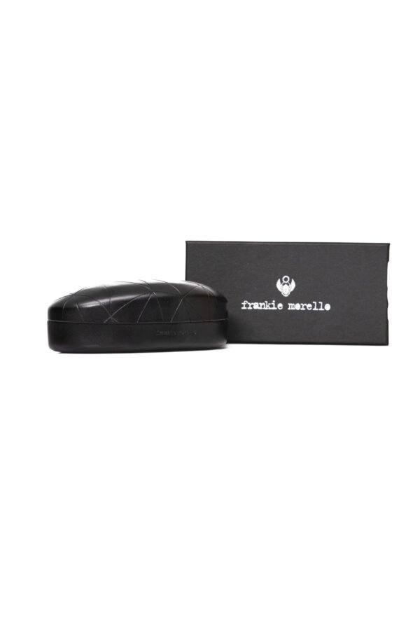 Frankie Morello Black Metallic Men Sunglass - Image 4