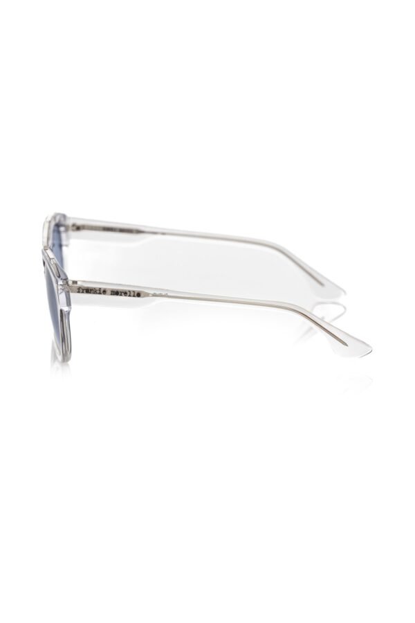 Frankie Morello White Acetate Men Sunglass - Image 3