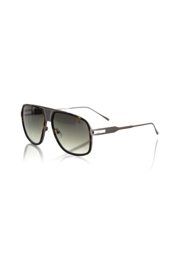 Frankie Morello Brown Metallic Fiber Men Sunglass - Image 2