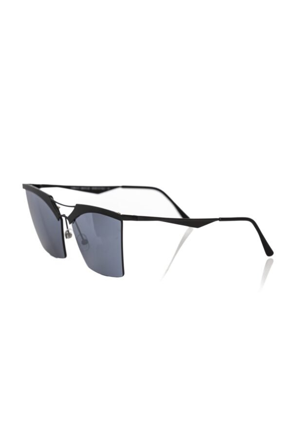 Frankie Morello Black Metallic Women's Sunglass - Image 2