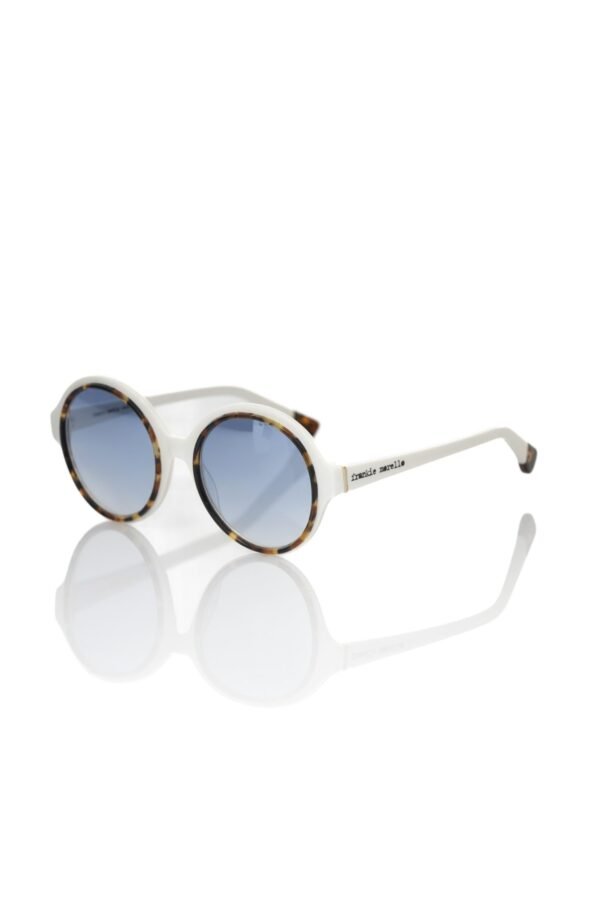 Frankie Morello White Acetate Women's Sunglass - Image 2