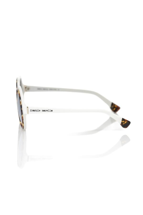 Frankie Morello White Acetate Women's Sunglass - Image 3