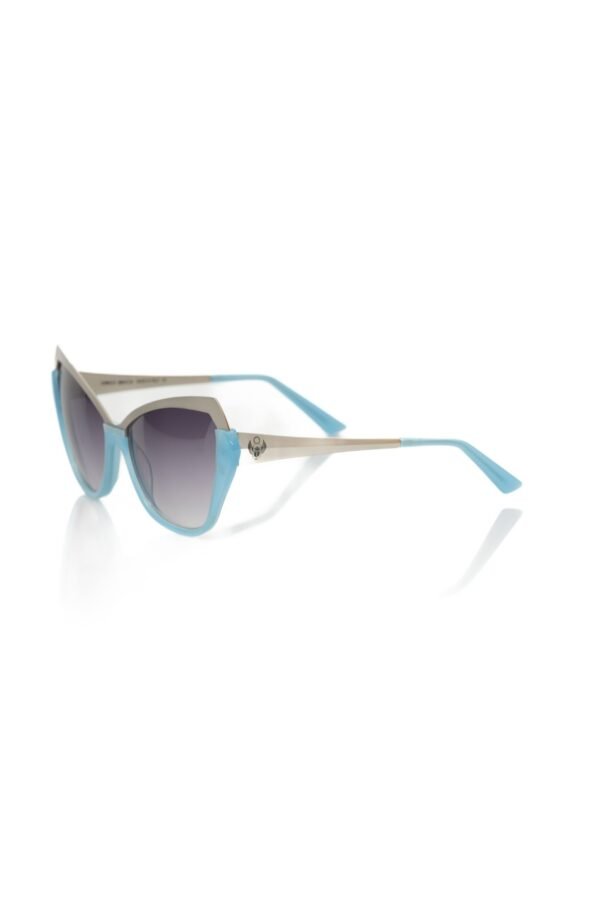 Frankie Morello Light Blue Acetate Women's Sunglass - Image 2