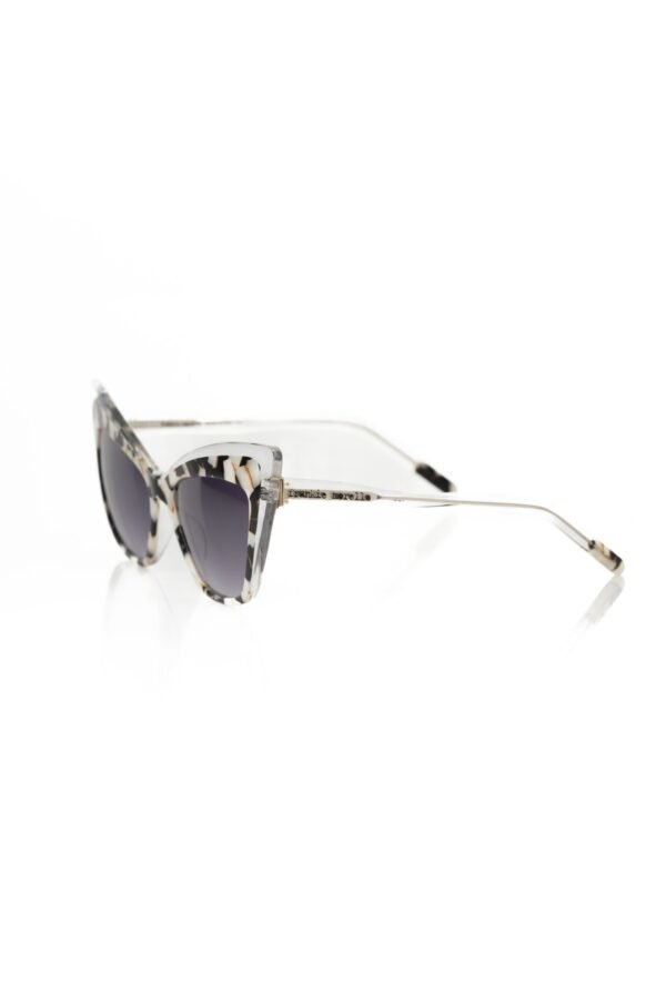 Frankie Morello Black Acetate Women Sunglass - Image 2