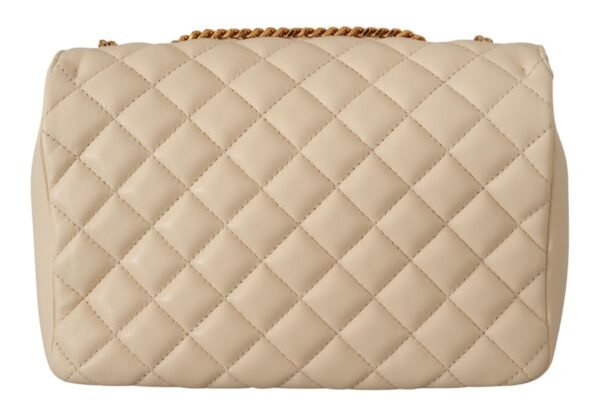 Versace Elegant White Nappa Leather Shoulder Bag - Image 5