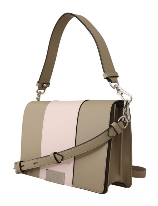 Karl Lagerfeld Chic Sage Shoulder Bag with Dual Straps - Image 2