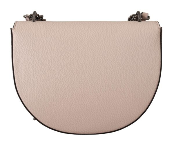 Karl Lagerfeld Elegant Mauve Light Pink Leather Shoulder Bag - Image 3