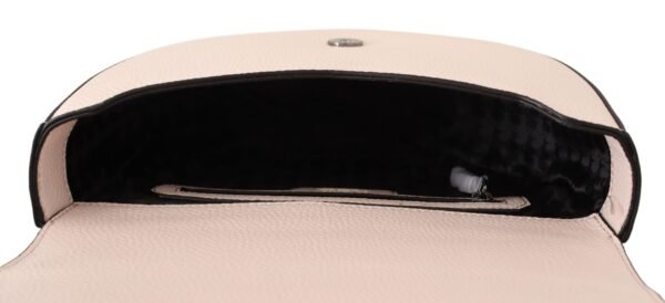 Karl Lagerfeld Elegant Mauve Light Pink Leather Shoulder Bag - Image 7