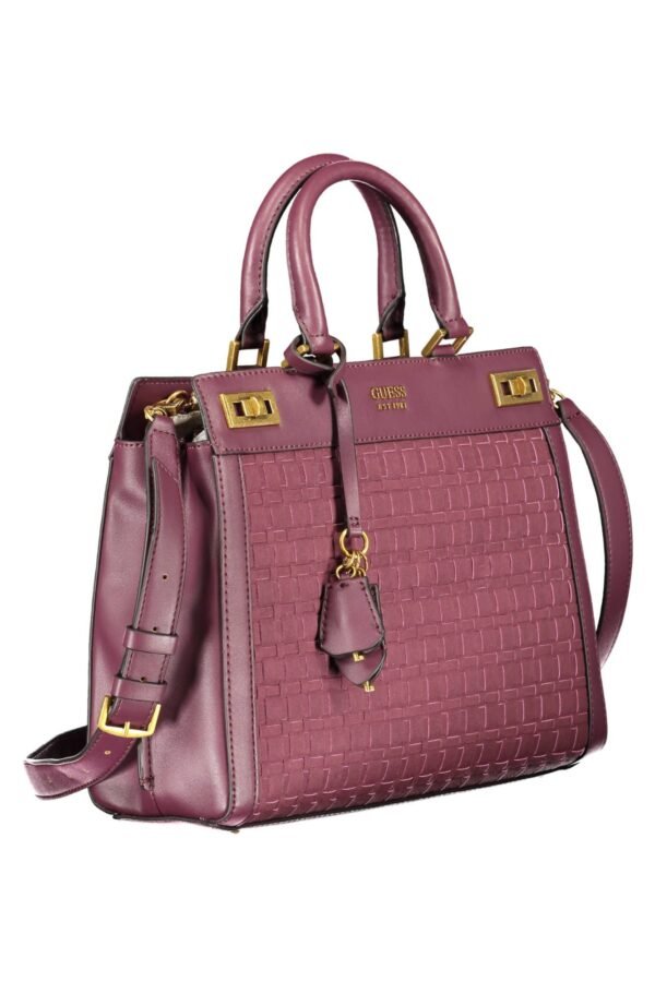 Guess Jeans Elegant Purple Polyurethane Handbag - Image 3