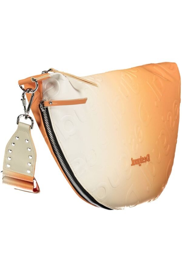 Desigual Orange Polyethylene Women Handbag - Image 3