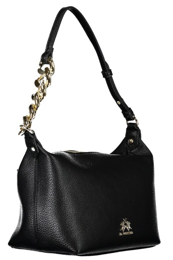La Martina Black Polyethylene Women Handbag - Image 3