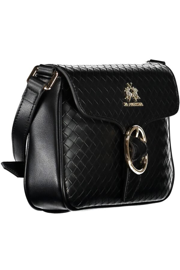 La Martina Black Polyethylene Women Handbag - Image 3