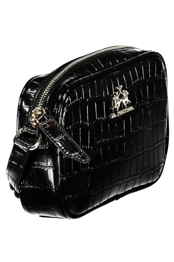 La Martina Black Polyethylene Women Handbag - Image 3
