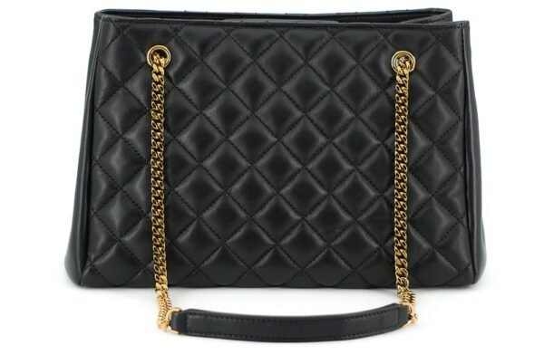 Versace Elegant Quilted Nappa Leather Tote Bag - Image 2