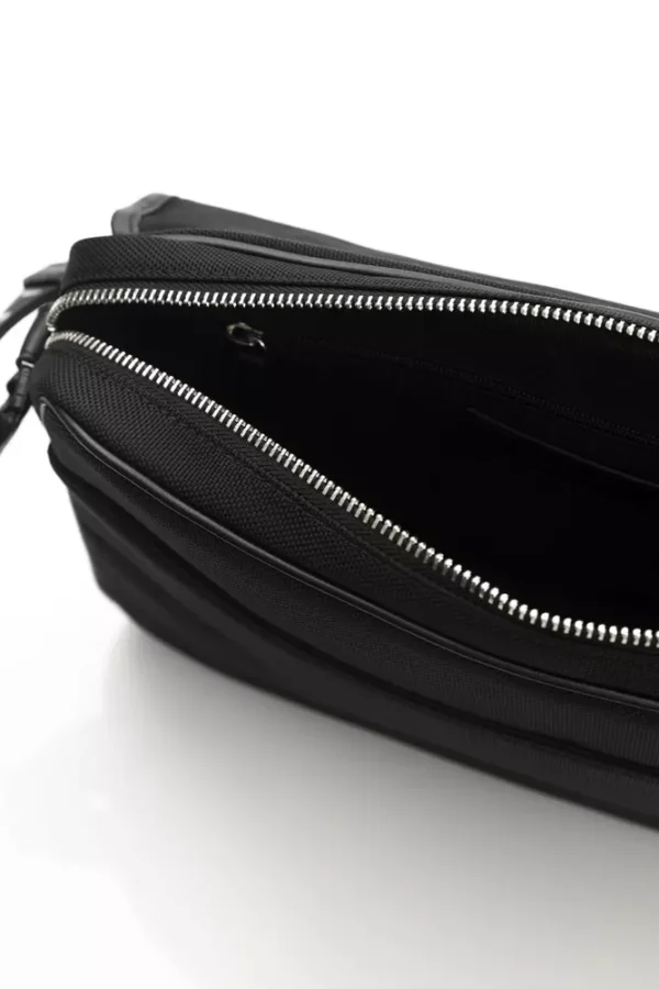 Cerruti 1881 Black Nylon Men Messenger Bag - Image 5