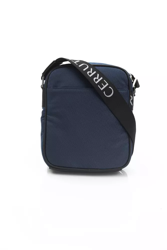 Cerruti 1881 Blue Nylon Men Messenger Bag - Image 3