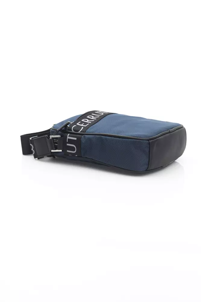 Cerruti 1881 Blue Nylon Men Messenger Bag - Image 4