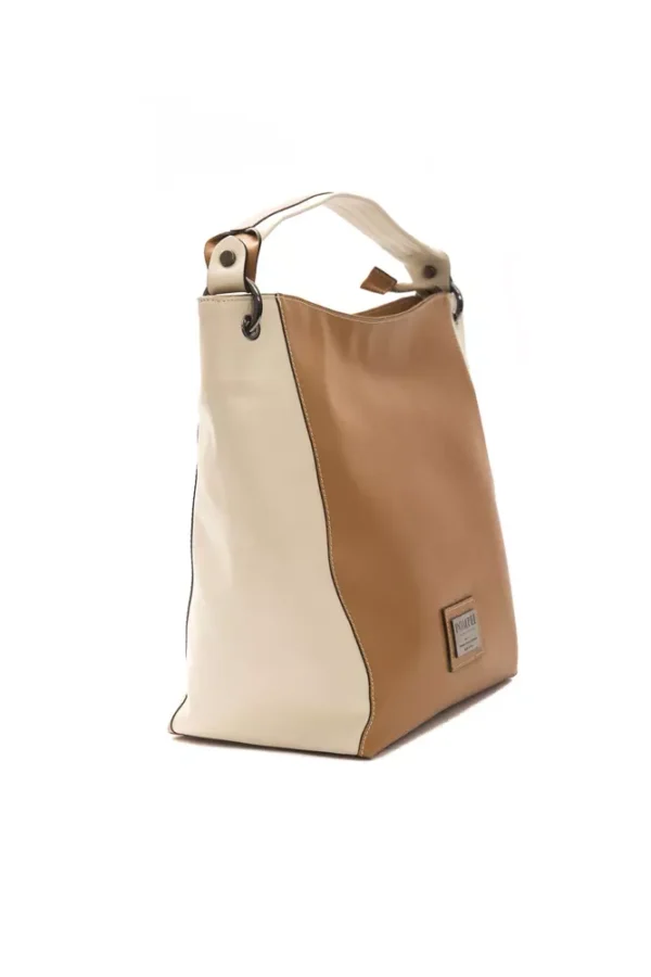 Pompei Donatella Brown Leather Shoulder Bag for Women - Image 2