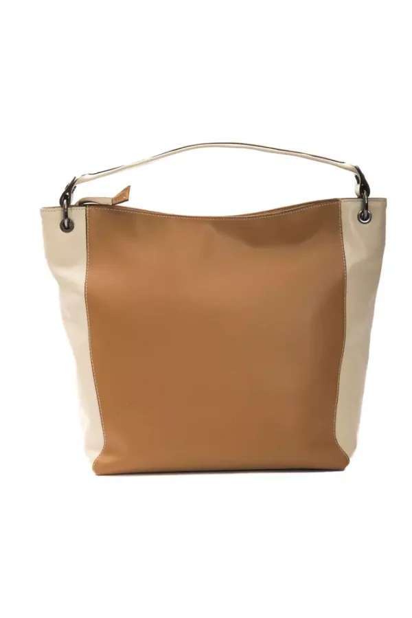 Pompei Donatella Brown Leather Shoulder Bag for Women - Image 3