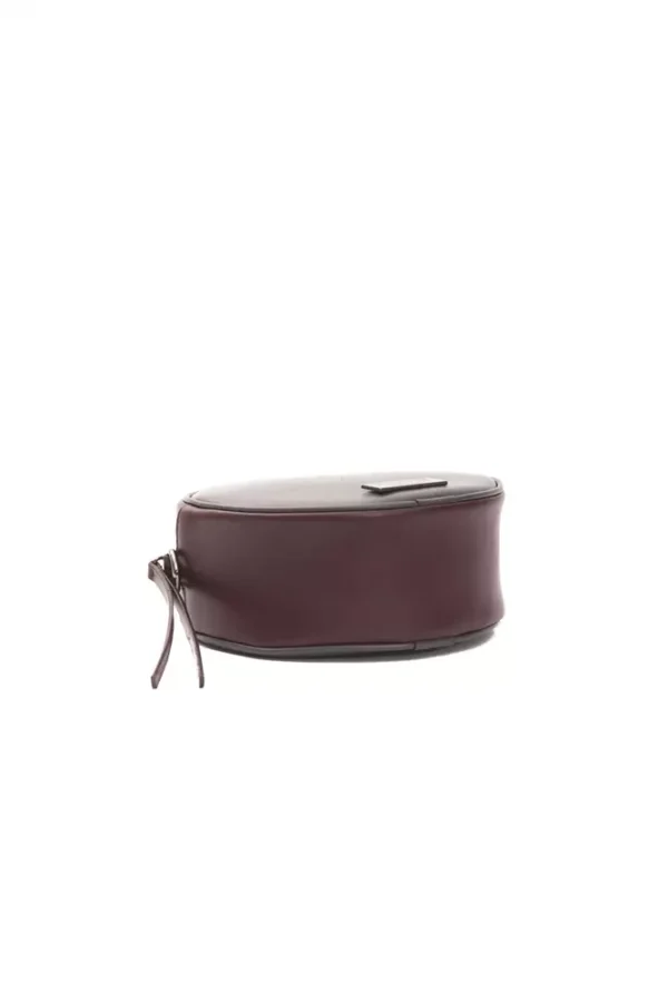 Pompei Donatella Burgundy Leather Crossbody Bag - Image 4