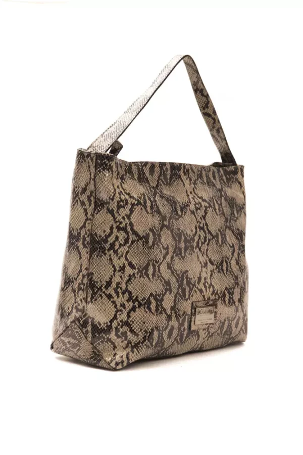 Pompei Donatella Brown Leather Shoulder Bag - Image 2