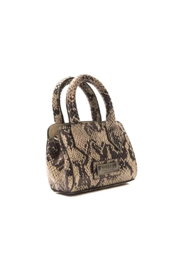Pompei Donatella Brown Leather Handbag - Image 2