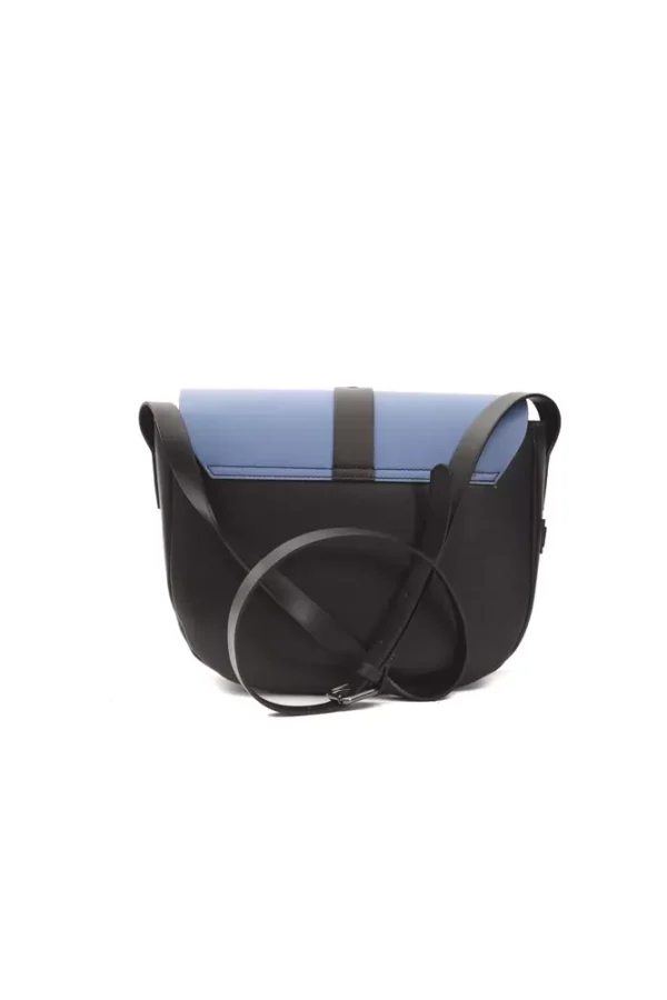 Pompei Donatella Blue Leather Crossbody Bag for Women - Image 3