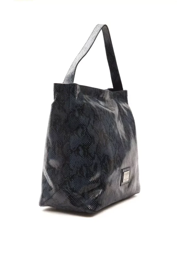 Pompei Donatella Blue Leather Shoulder Bag for Women - Image 2