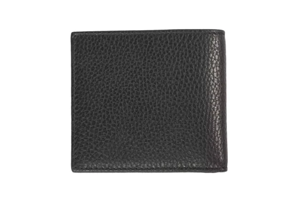 Trussardi Black Leather Men Wallet - Image 2