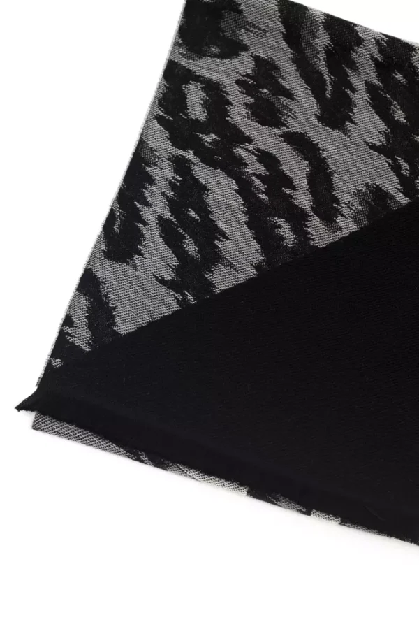 Cavalli Class Gray Wool Men Scarf - Image 2