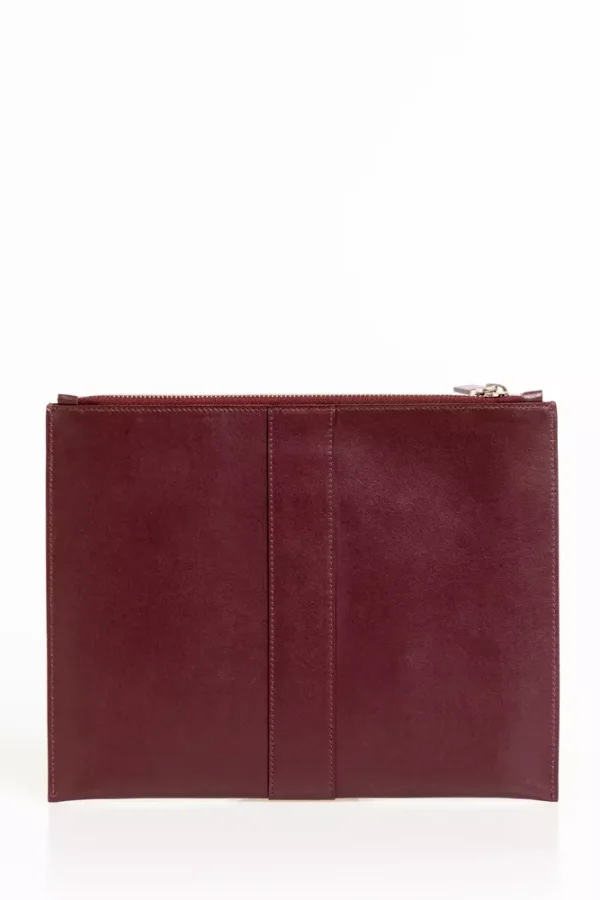 Trussardi Brown Leather Men Clutch - Image 3