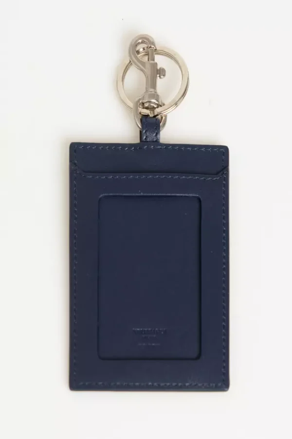 Trussardi Blue Leather Men Keychain - Image 3