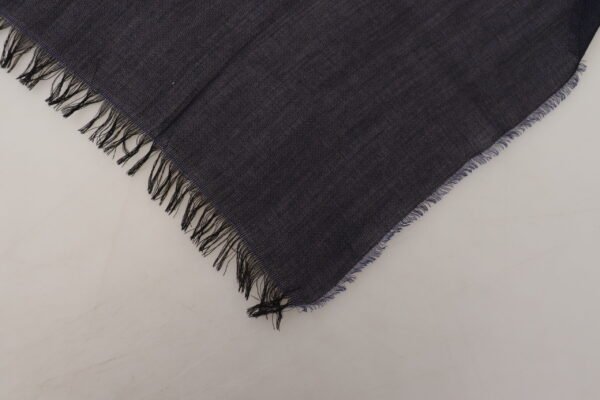 GF Ferre Elegant Fringed Wool Blend Scarf - Image 3