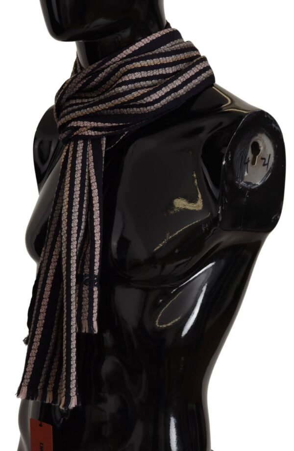 Missoni Authentic Multicolor Wool Mens Scarf - Image 2