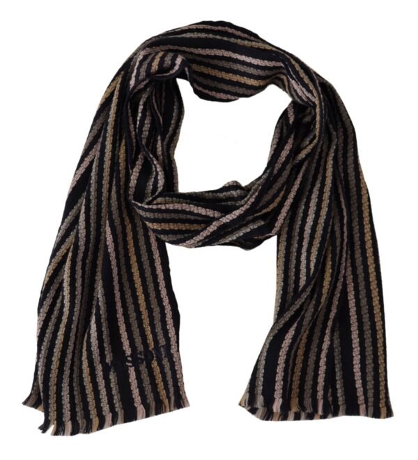 Missoni Authentic Multicolor Wool Mens Scarf - Image 3